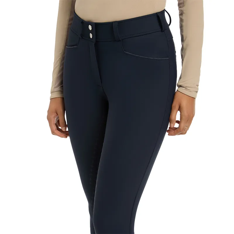 LeMieux Isabelle Full Grip Womens Breeches - Navy-3