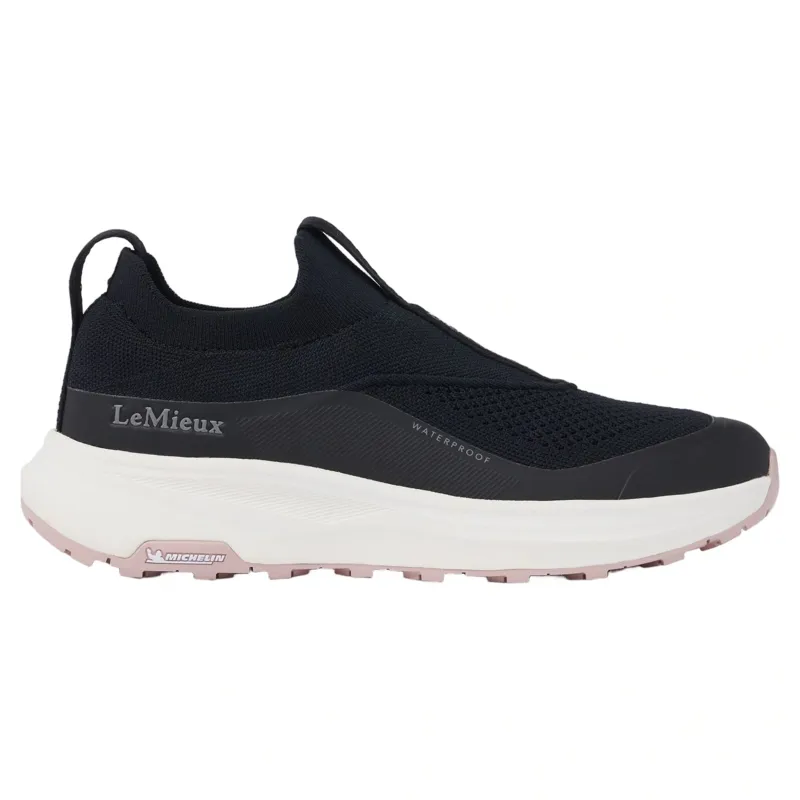 LeMieux Kanta Womens  Slip-On Waterproof Trainers - Black-3