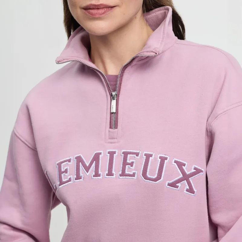 LeMieux Kelsie Womens Quarter Zip Sweater - Fondant-4