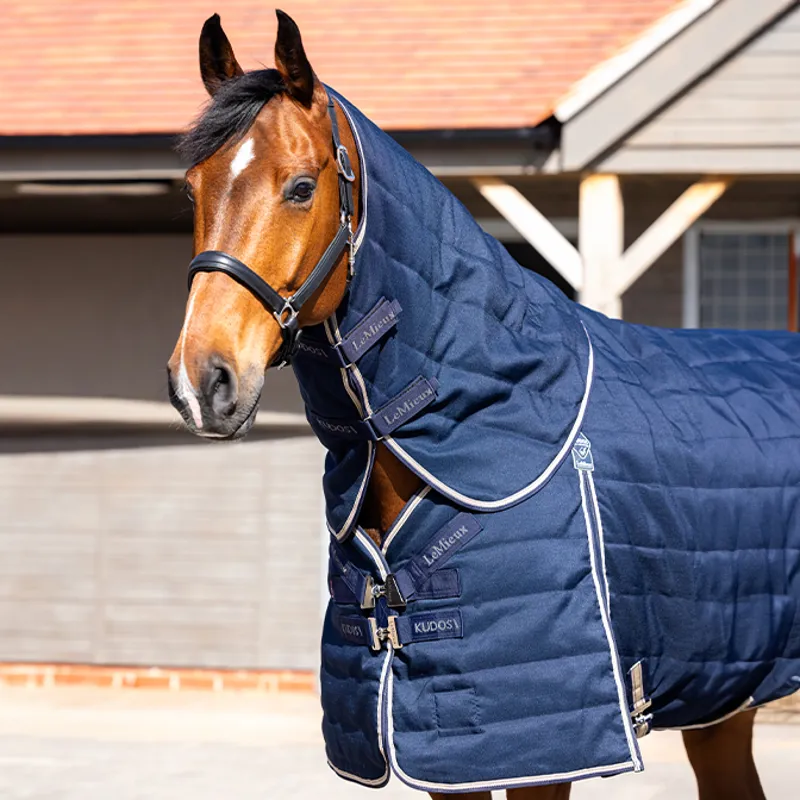LeMieux Kudos Stable Neck Cover 100g - Navy
