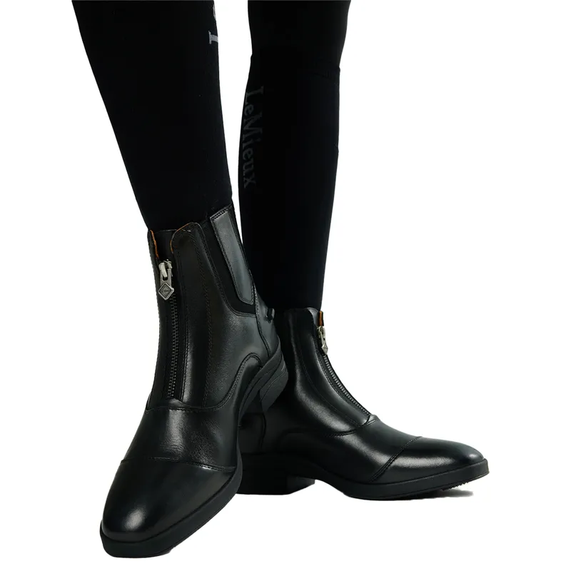 LeMieux Womens Zip Paddock Boots - Black-6