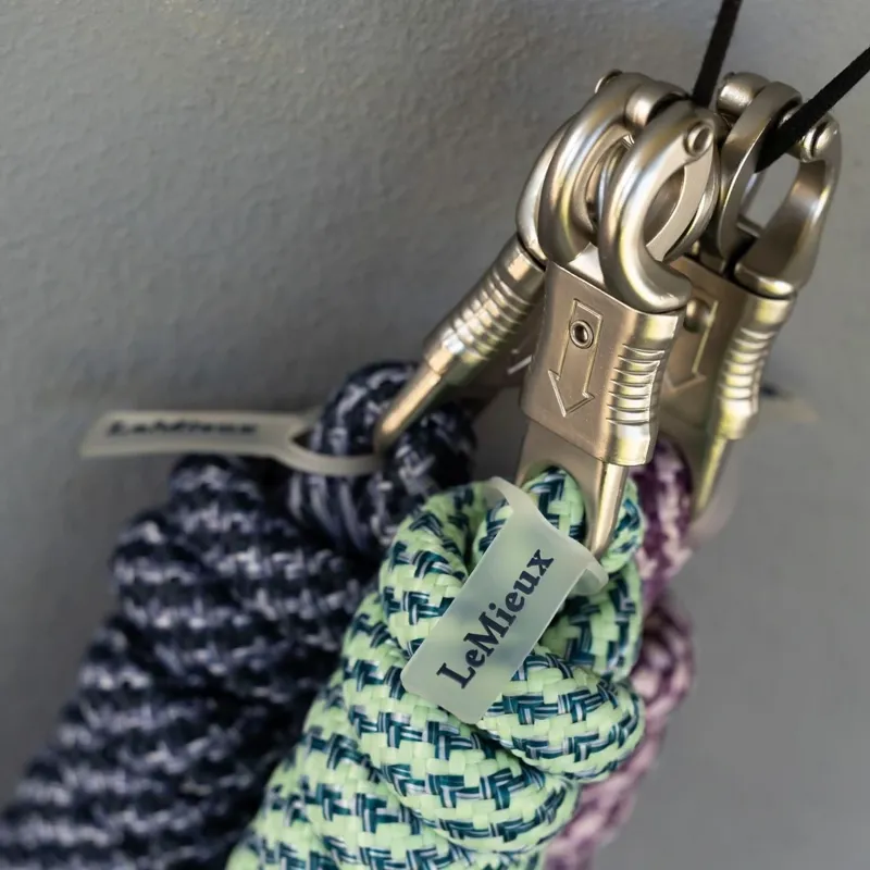 LeMieux Quick Release Lead Rope - Navy-1