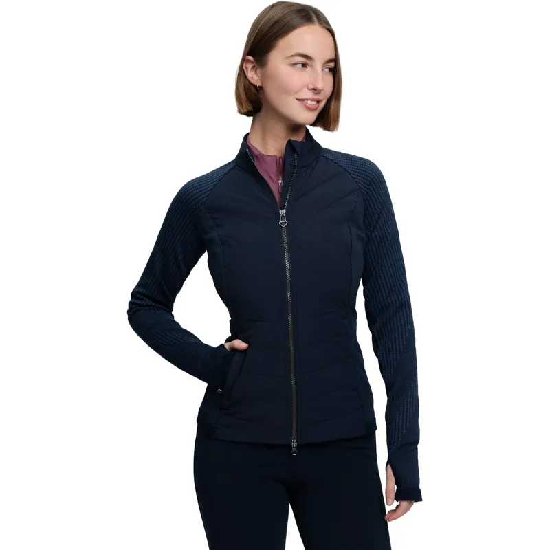 LeMieux Maddie Womens Hybrid Jacket - Navy-5