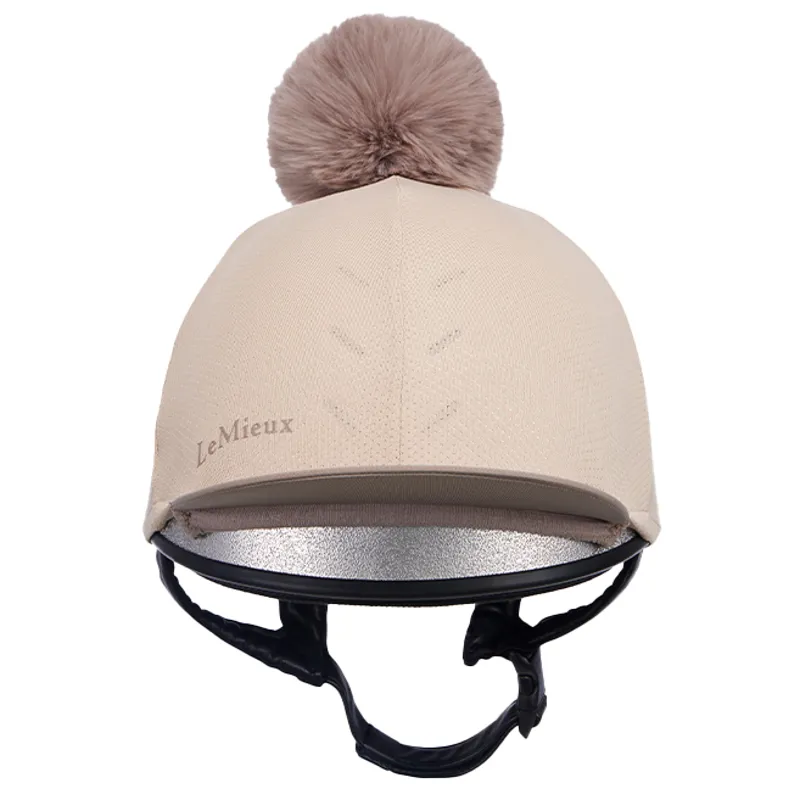 LeMieux Maria Mesh Hat Silk - Almond-1