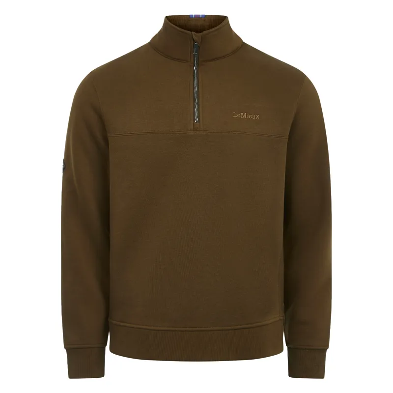 LeMieux Mens 1/4 Zip Neck Sweatshirt - Alpine-3