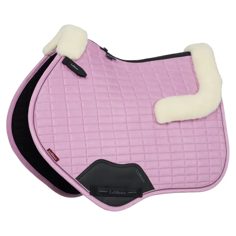 LeMieux Merino+ Suede Close Contact Square - Fondant