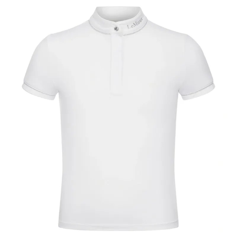 LeMieux Mini Bella Show Shirt - White-1