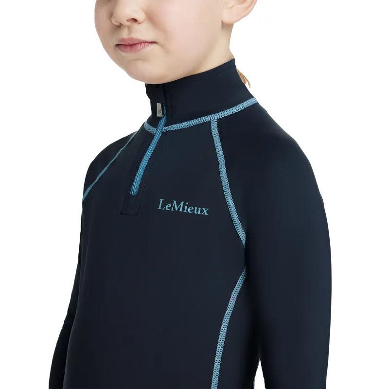 LeMieux Mini Classique Junior Base Layer - Navy-2