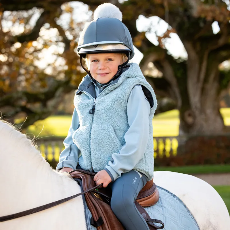 LeMieux Mini Elsie Reversible Gilet - Petrol-7