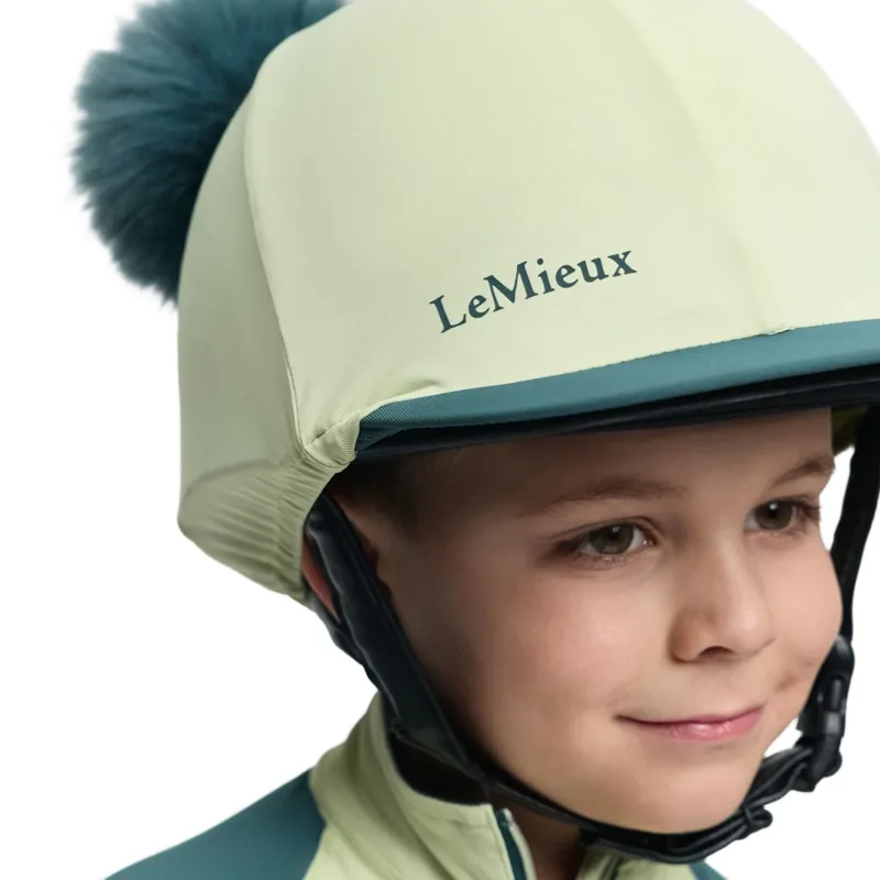 LeMieux Mini Double Pom Hat Silk - Macaron-3