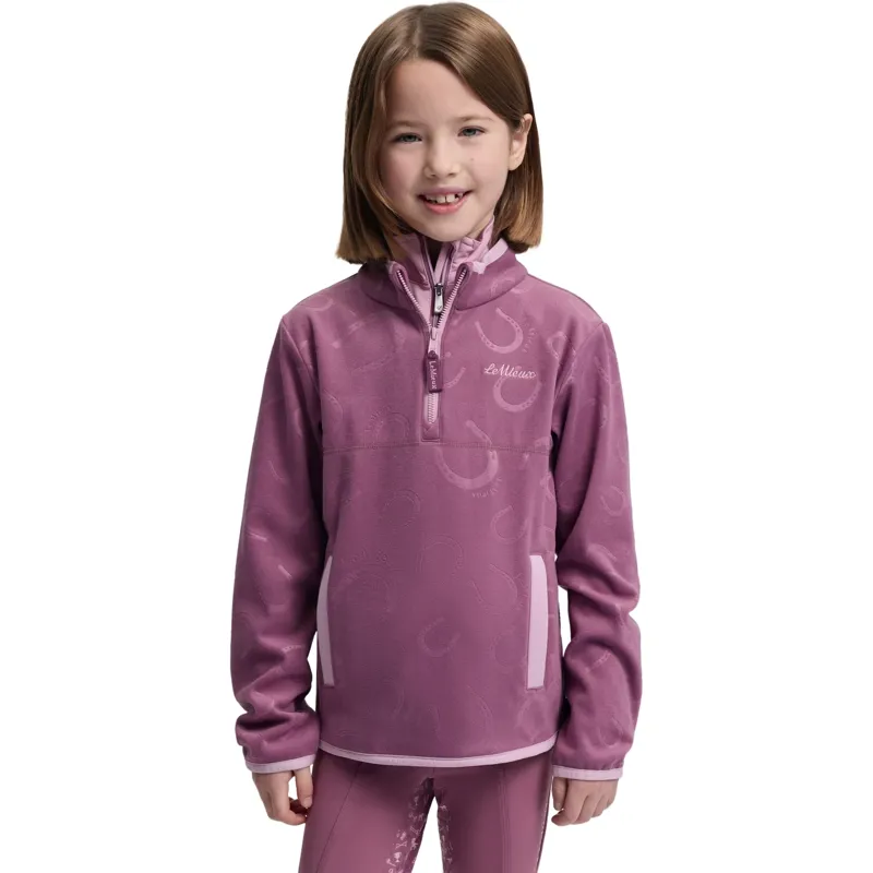 LeMieux Mini Maggie Junior Fleece Jumper - Mallow