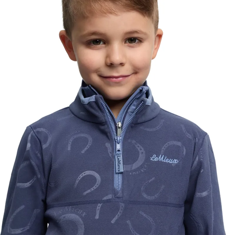 LeMieux Mini Maggie Junior Fleece Jumper - Shadow-3