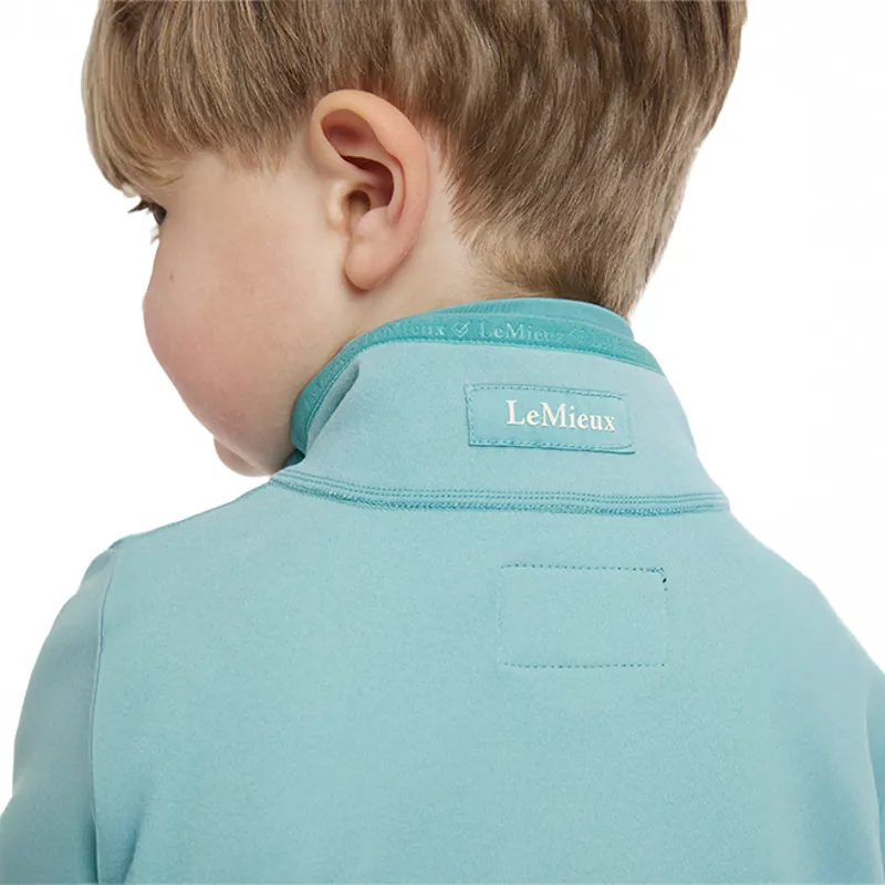 LeMieux Mini Mari Zip Through Junior Sweatshirt - Aqua-6