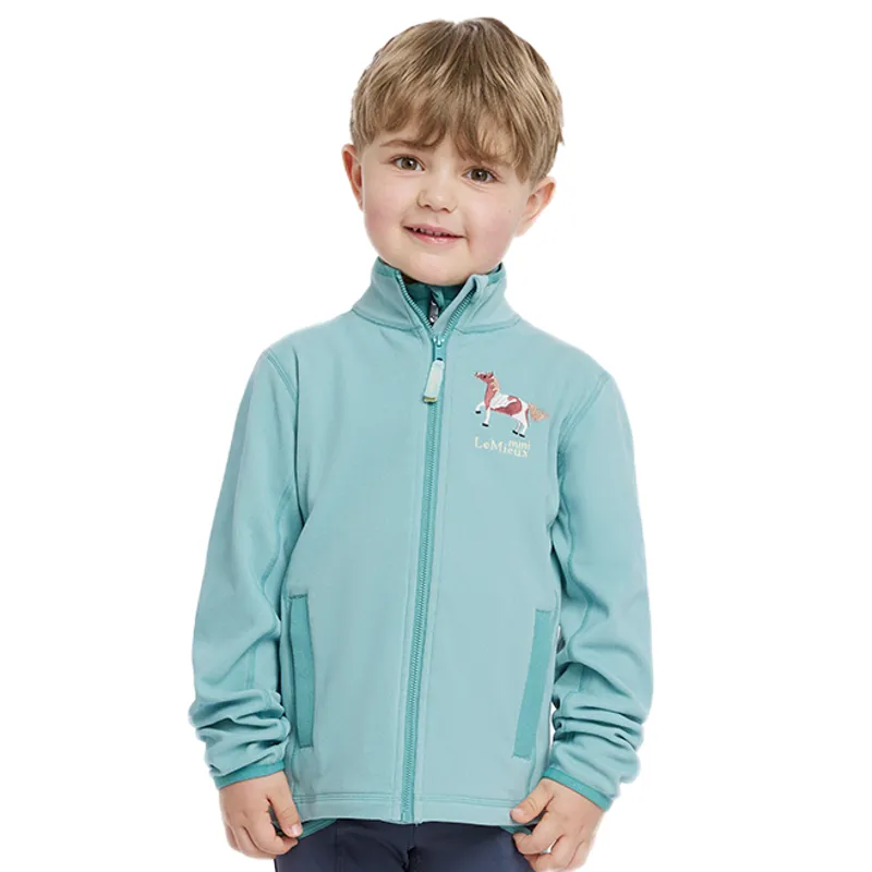 LeMieux Mini Mari Zip Through Junior Sweatshirt - Aqua