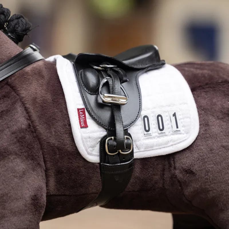 LeMieux Mini Toy Pony Dressage Square - White-4