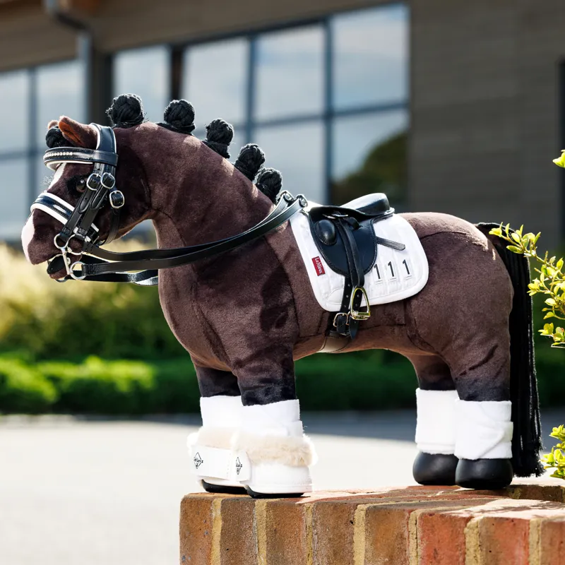 LeMieux Mini Toy Pony Dressage Square - White-1