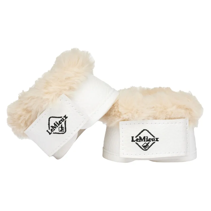 LeMieux Mini Toy Pony Dressage Overreach Boots - White