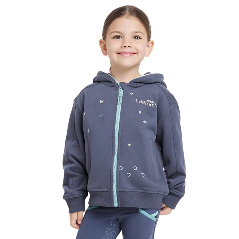 LeMieux Mini Charlie Zip Through Junior Hoodie - Dusk-3
