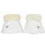 LeMieux Fleece WrapRound Overreach Boots - White/Natural