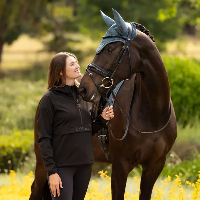 LeMieux Perri Womens Half Zip Waterproof Jacket - Black-9