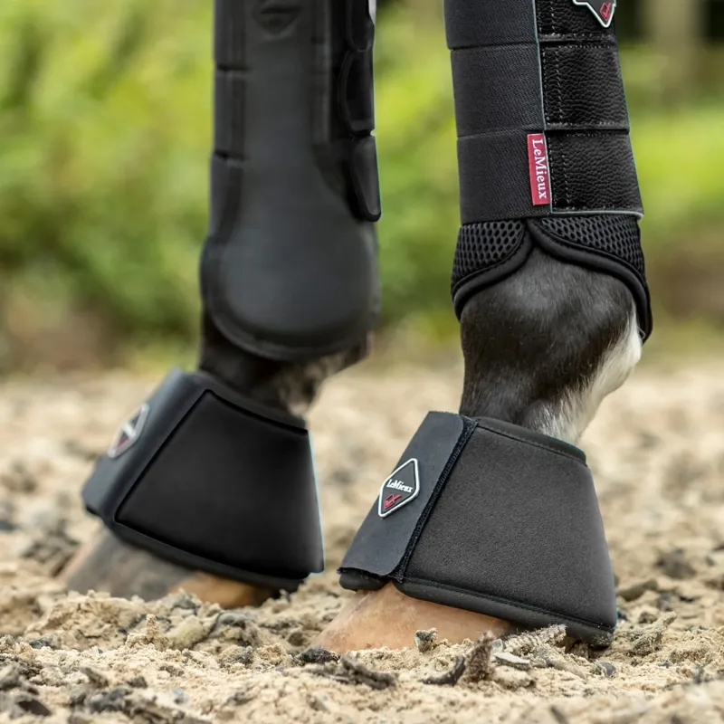 LeMieux Soft Shell Overreach Boots - Black-2