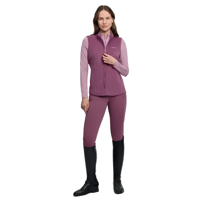 LeMieux Roberta Womens Fleece Gilet - Mallow-2