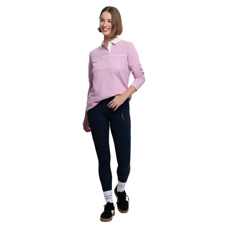 LeMieux Rochelle Womens Rugby Shirt - Fondant-3
