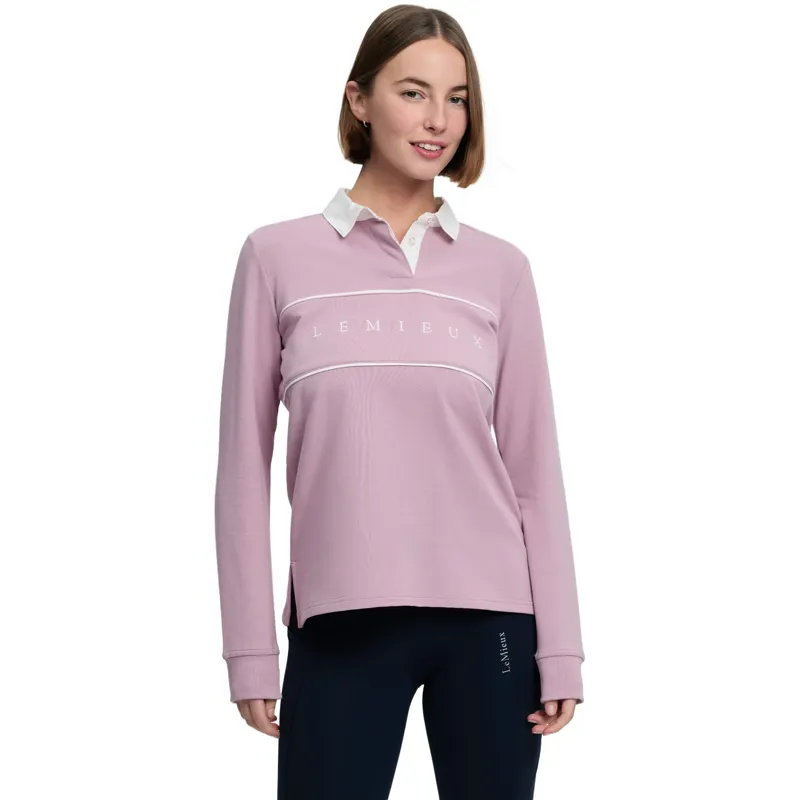 LeMieux Rochelle Womens Rugby Shirt - Fondant-1