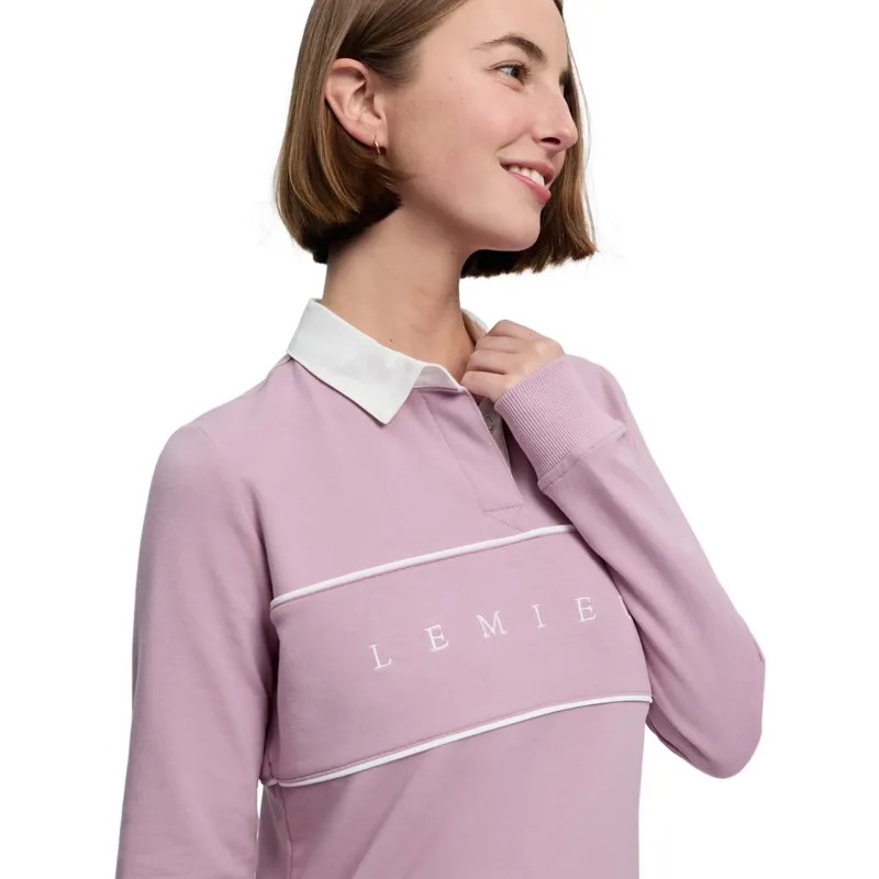 LeMieux Rochelle Womens Rugby Shirt - Fondant-6