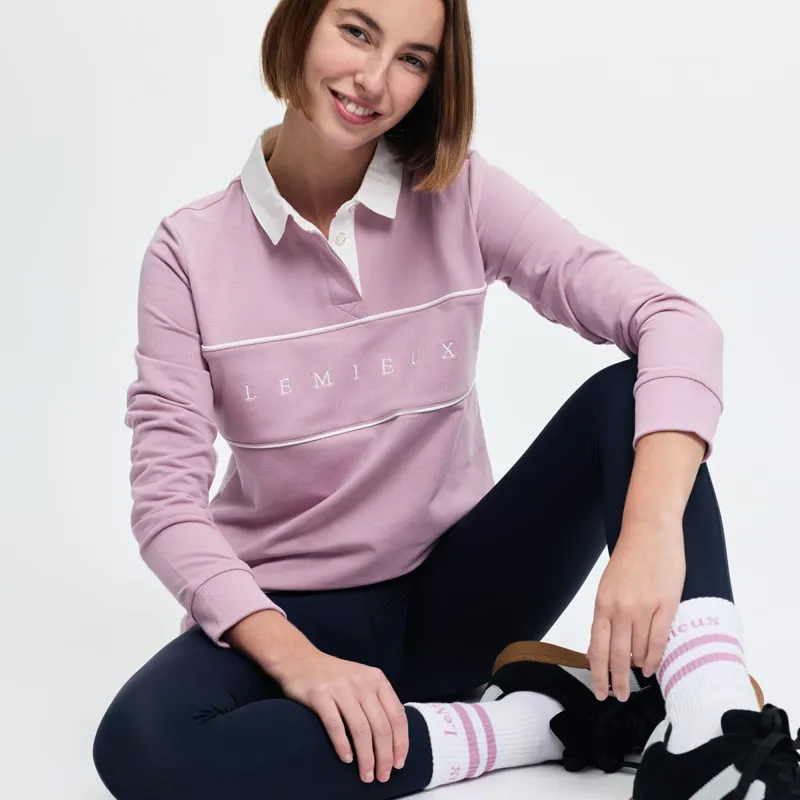LeMieux Rochelle Womens Rugby Shirt - Fondant-9