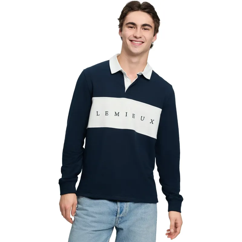 LeMieux Mens Rugby Shirt - Navy