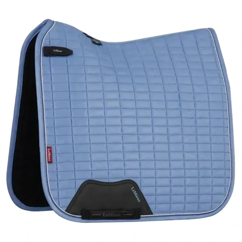LeMieux Suede Dressage Saddlecloth - Powder Blue