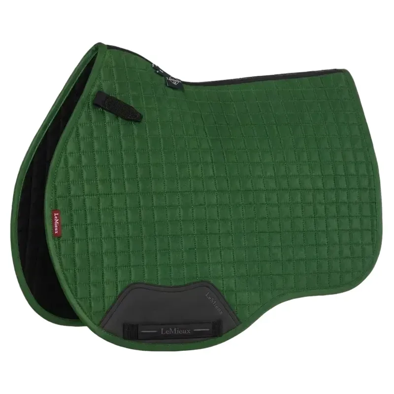 LeMieux Suede GP Saddlecloth - Hunter Green