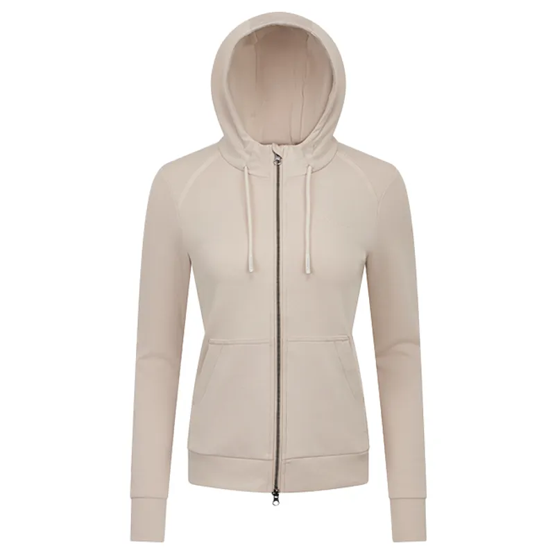 LeMieux Tabi Tech Ladies Zip Through Hoodie - Stone-2