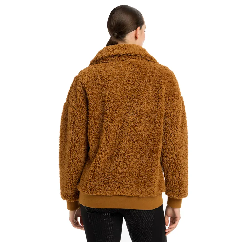 LeMieux Tara Ladies Teddy Fleece Jumper - Ginger-2