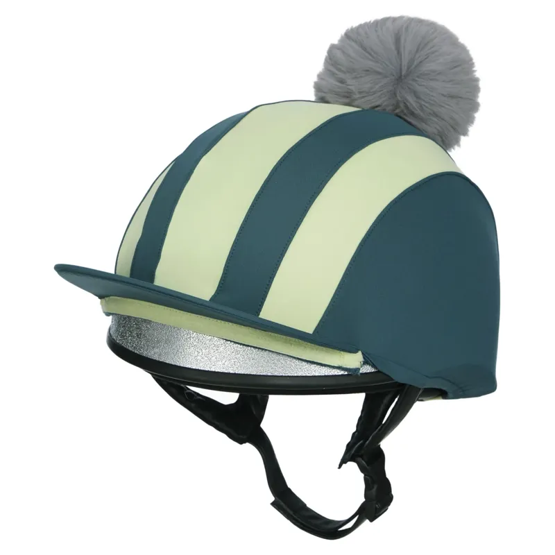 LeMieux Tempo Pom Hat Silk - Jungle-1
