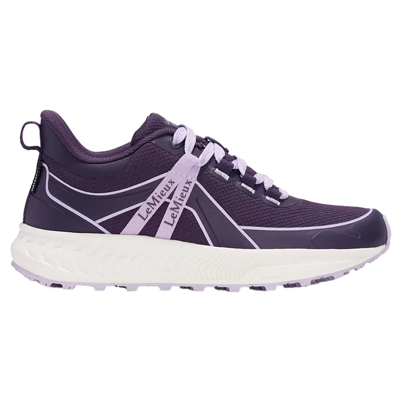 LeMieux Trax Viva Junior Waterproof Trainers - Juniper/Lilac