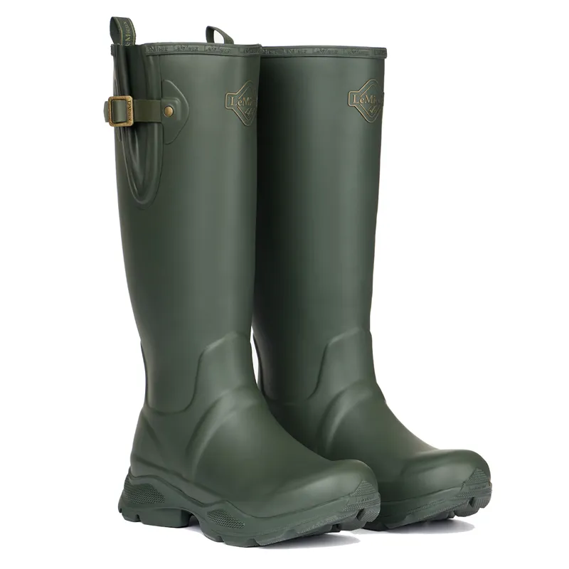 LeMieux Ultra Stride Womens Neoprene Lined Wellies - Oak