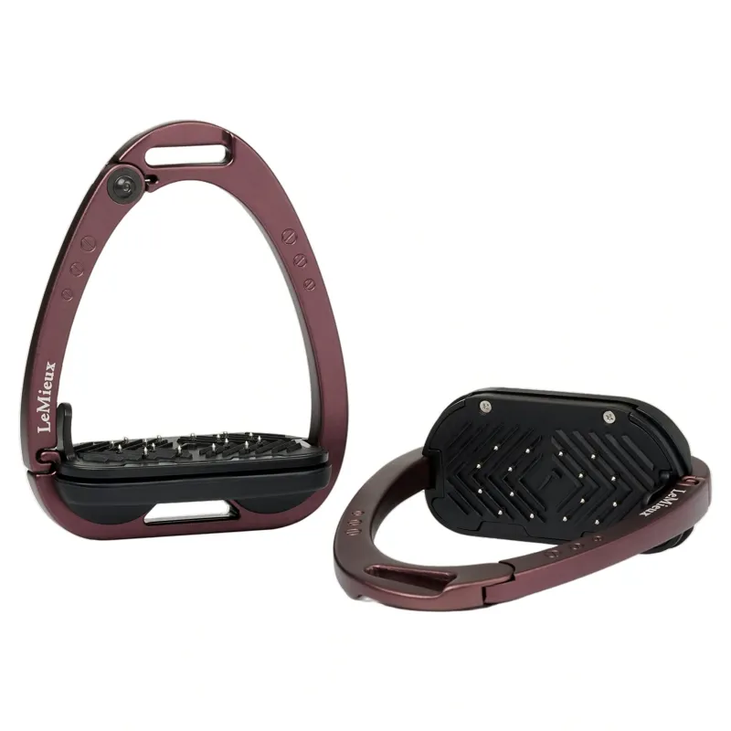 LeMieux Vector Control Flat Safety Stirrups - Auburn