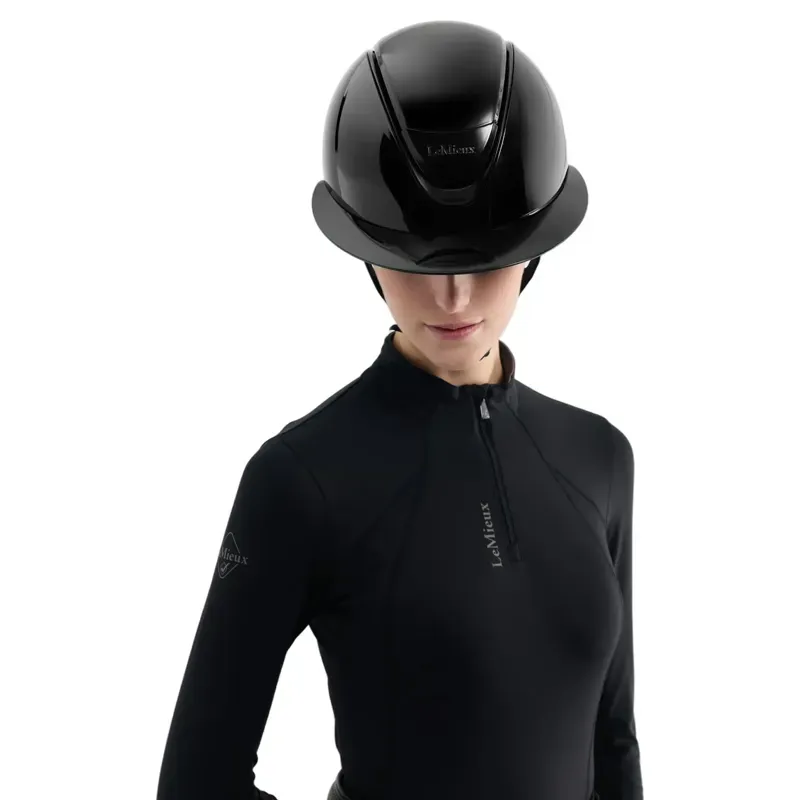 LeMieux Verv Competition Helmet - Gloss Black - IN-STORE ONLY-3