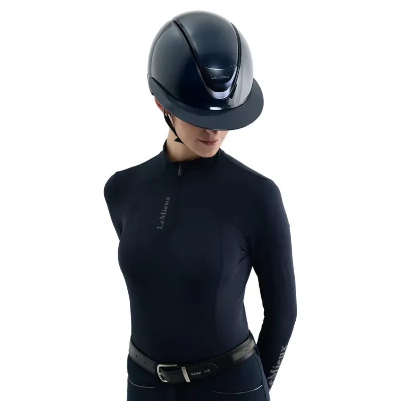 LeMieux Verv Competition Helmet - Gloss Navy - IN-STORE ONLY-3