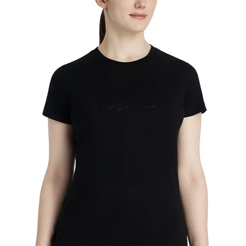 LeMieux Classique Sparkle Womens T-Shirt - Black-3