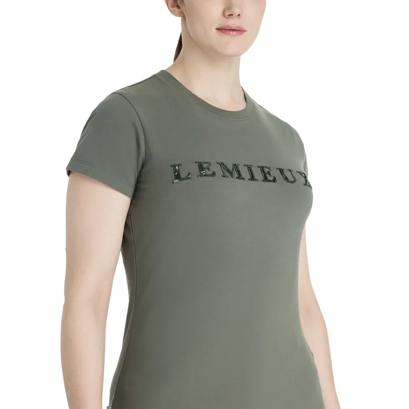 LeMieux Classique Sparkle Womens T-Shirt - Rosemary-2
