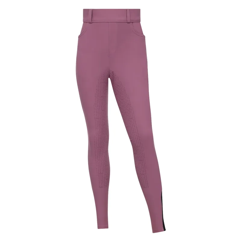 LeMieux Young Rider Ella Full Grip Bregging Riding Tights - Mallow