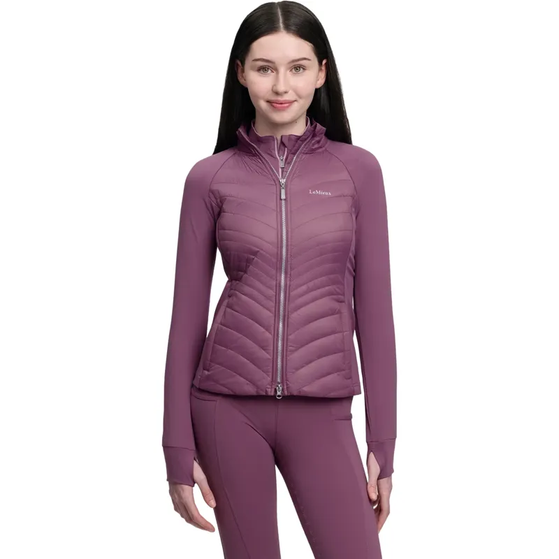 LeMieux Young Rider Josephine Hybrid Quilted Jacket - Mallow