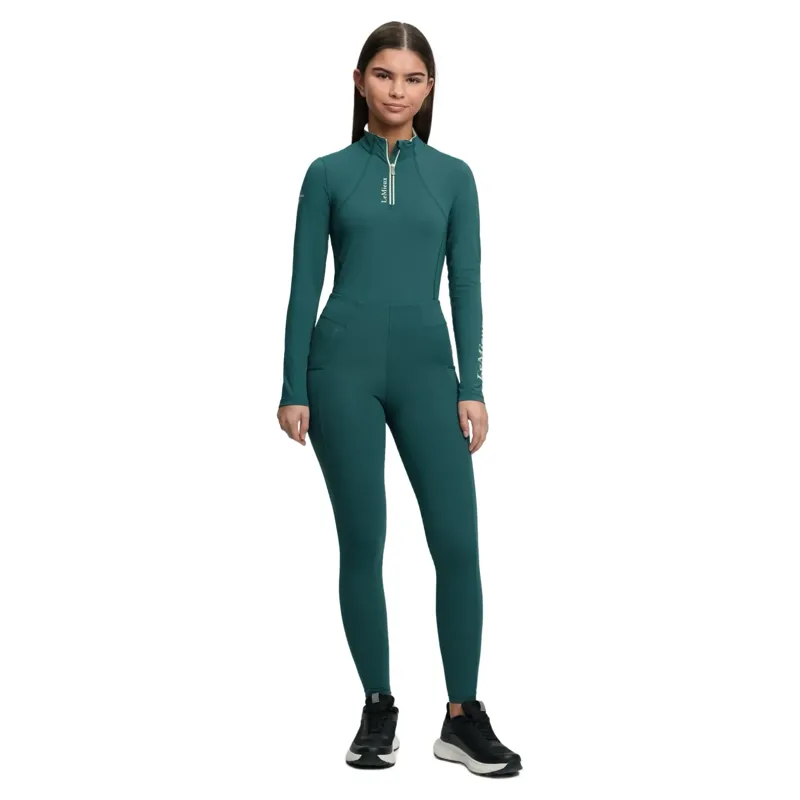 LeMieux Young Rider Orla Full Grip Riding Tights - Jungle-3