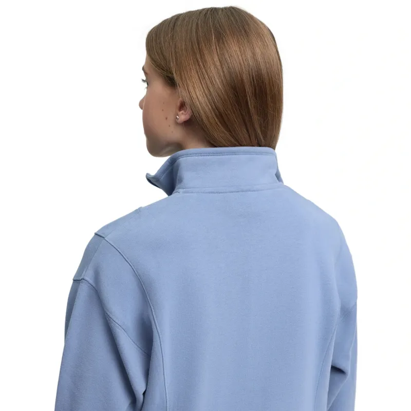 LeMieux Young Rider Vianne 1/4 Zip Sweatshirt - Powder Blue-4
