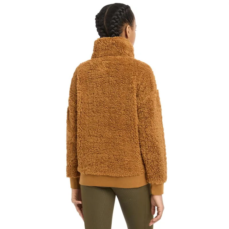 LeMieux Young Rider Tia Junior Teddy Fleece Jumper - Ginger-2