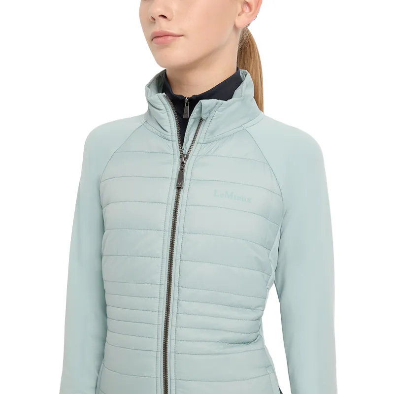 LeMieux Young Rider Josephine Junior Hybrid Quilted Jacket - Glacier-2