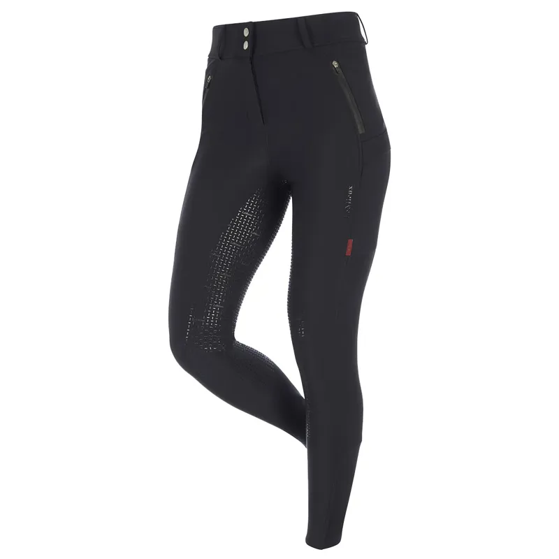 LeMieux DryTex Waterproof Full Grip Womens Winter Breeches - Black